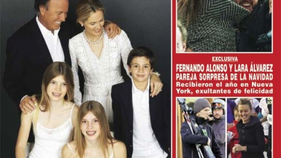 Julio Iglesias : Papa comblé, il présente ses jumelles et son fils Guillermo