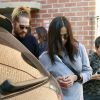 Zoe Saldana et son mari Marco Perego emmènent leurs fils Cy Aridio et Bowie Ezio chez le pédiatre à Beverly Hills, le 8 janvier 2015.