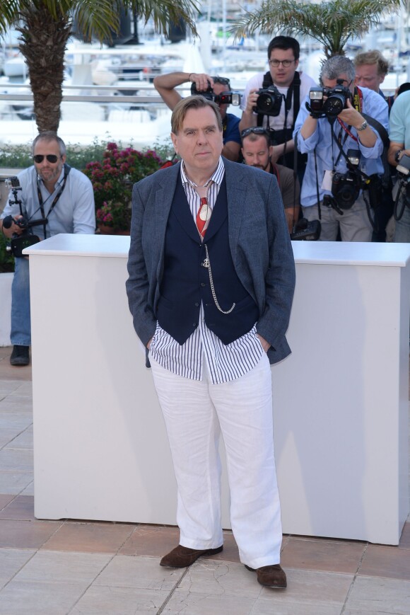 Timothy Spall - Photocall du film "Mr. Turner" au 67e Festival du Film de Cannes à Cannes le 15 mai 2015.
