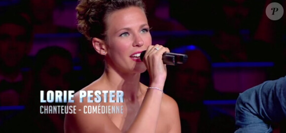 Lorie dans La France a un incroyable talent sur M6, le mardi 23 décembre 2014.