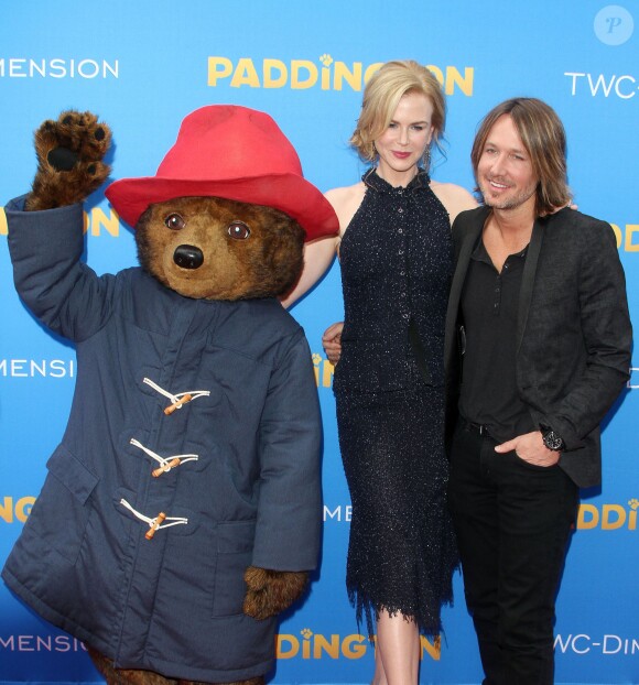 Nicole Kidman et son mari Keith Urban, Paddington à la Première du film "Paddington" au Chinese Theatre à Hollywood. Le 10 janvier 2015 