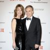 Christoph Waltz et sa femme Judith Holste assistent à l'after-party des Golden Globes, organisée par The Weinstein Company et Netflix, au Robinsons May Lot. Los Angeles, le 11 janvier 2015.