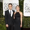 Jennifer Aniston et son fiancé Justin Theroux lors de La 72ème cérémonie annuelle des Golden Globe Awards à Beverly Hills, le 11 janvier 2015 