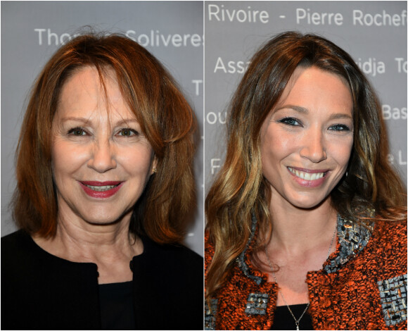 Nathalie Baye et Laura Smet participaient à la soirée des Révélations aux César 2015, à l'Hôtel Meurice, Paris, le 12 janvier 2015.
