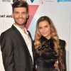 Aurélien Giorgino (Mister France 2015), Clara Morgane - Election de Mister France 2015 au Théâtre La Bruyère à Paris, le 13 janvier 2015.