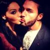 Photo postée sur le compte de Thomas Vergara officiel sur Instagram : Baiser volé pour Thomas et Nabilla des Anges de la télé-réalité 5