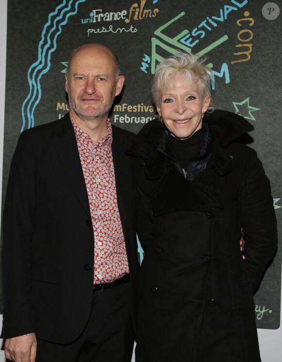 Jean-Paul Salomé et Tonie Marshall participent à la conférence de presse et la soirée UniFrance Films à l'occasion des résultats des films Français à l'étranger en 2014, à Paris, le 16 janvier 2015.
