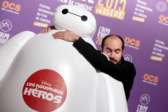 Kyan Khojandi pour le film "Les Nouveaux Héros" - 3e journée du 18e festival international du film de comédie de l'Alpe d'Huez, le 16 janvier 2015.