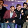 Fanny Valette et l'équipe de la série "Templeton" - 3e journée du 18e festival international du film de comédie de l'Alpe d'Huez, le 16 janvier 2015.