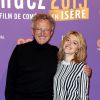 Nelson Monfort et sa fille Victoria - 3e journée du 18e festival international du film de comédie de l'Alpe d'Huez, le 16 janvier 2015.