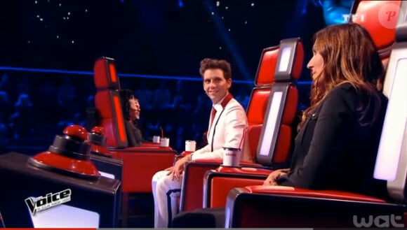Mika et Zazie dans The Voice 4, le 17 janvier 2015 sur TF1.