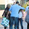 Fergie et son compagnon Josh Duhamel vont déjeuner avec des amis à Santa Monica, le 17 janvier 2015.