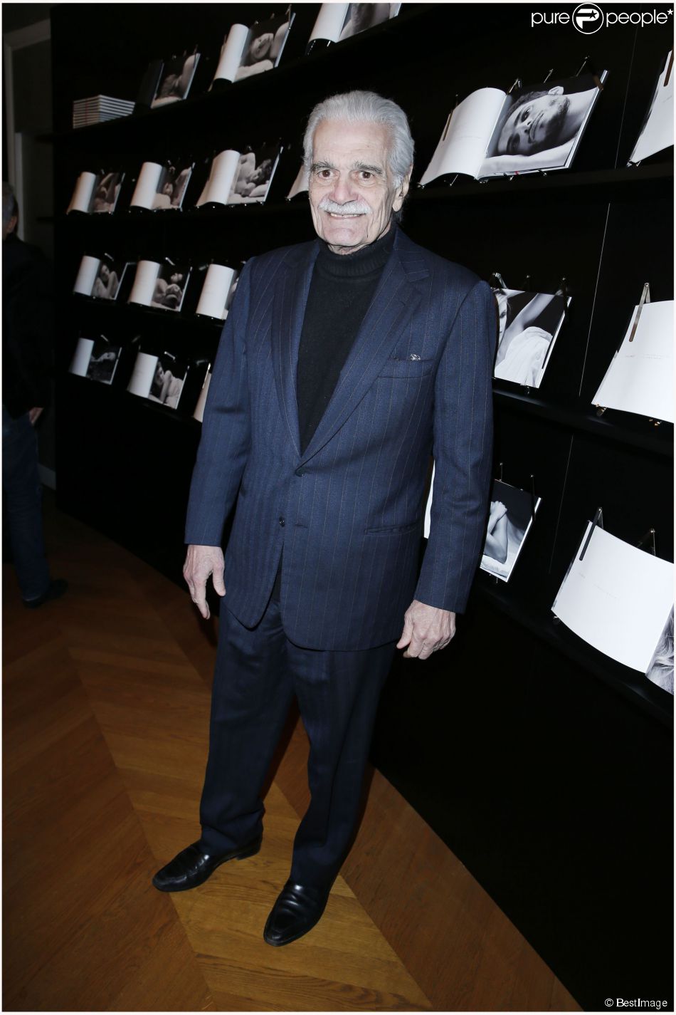  Omar Sharif &amp;agrave; Paris le 14 janvier 2013. 
