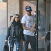 Fergie, Josh Duhamel et leur fils Axl se promènent à Los Angeles le 18 janvier 2015