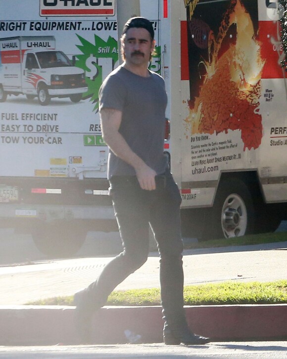 Exclusif - Colin Farrell à Studio City, Los Angeles, le 16 janvier 2015.