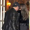 Exclusif - L'acteur Antonio Banderas et sa compagne Nicole Kimpel arrivent à leur hôtel à Madrid en Espagne le 19 janvier 2015.