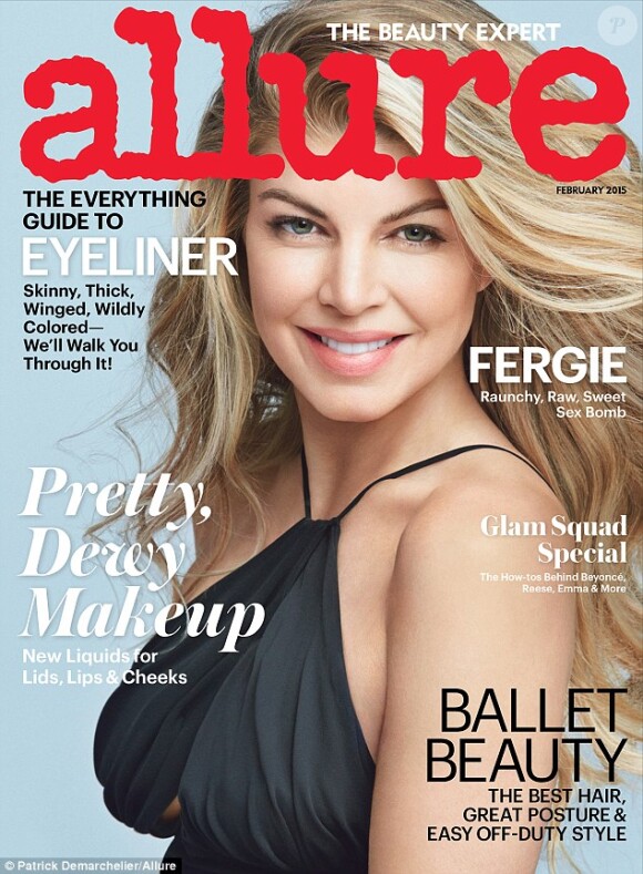 Retrouvez l'intégralité de l'interview de Fergie dans le prochain numéro du magazine Allure en kiosque le 27 janvier 2015.