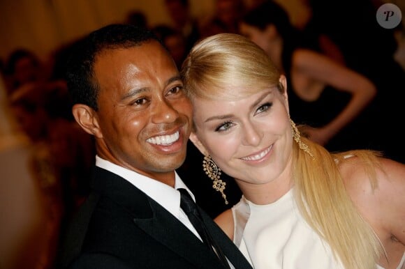 Tiger Woods et Lindsey Vonn lors de la soirée "Punk: Chaos to Couture" lors du Costume Institute Benefit Met Gala au Metropolitan Museum of Art à New York le 6 mai 2013