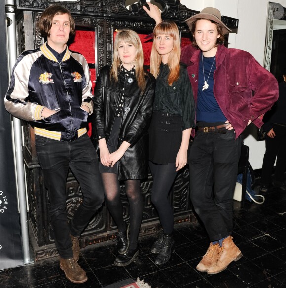Nikolai Fraiture, Tennessee Thomas, Erika Spring, Lewis Lazar, Summer Moon lors de la soirée AG Jeans à New York le 20 janvier 2014