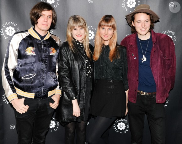 Nikolai Fraiture, Tennessee Thomas, Erika Spring, Lewis Lazar, Summer Moon lors de la soirée AG Jeans à New York le 20 janvier 2014