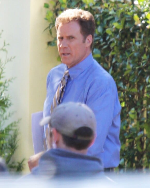 Exclusif - Will Ferrell sur le tournage du film "Daddy's Home" à La Nouvelle-Orléans, le 19 novembre 2014.