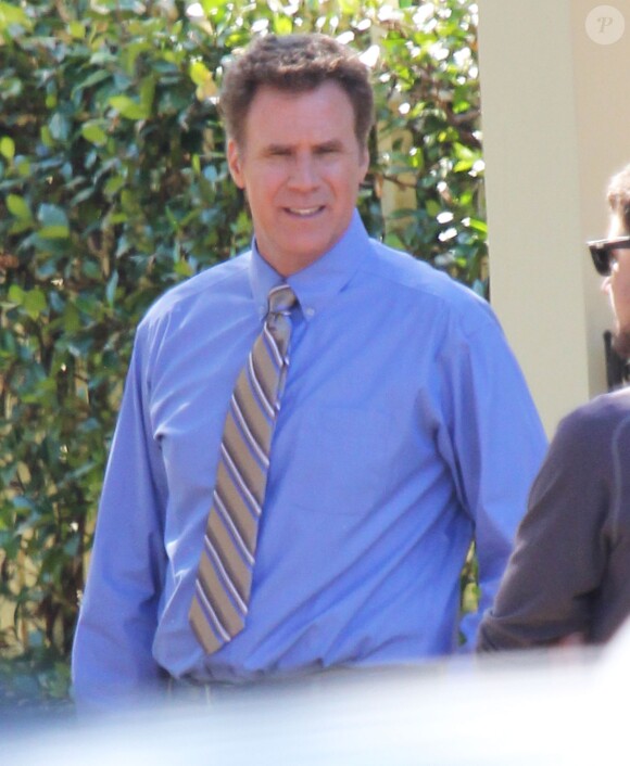Exclusif - Will Ferrell sur le tournage du film "Daddy's Home" à La Nouvelle-Orléans, le 19 novembre 2014.