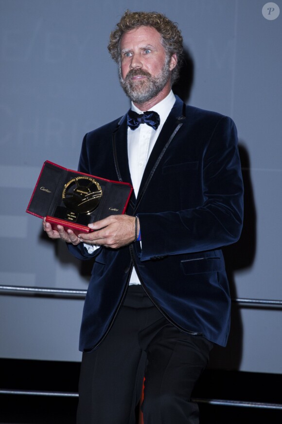 Hommage à Will Ferrell lors du 40ème festival du cinéma américain de Deauville le 10 septembre 2014.