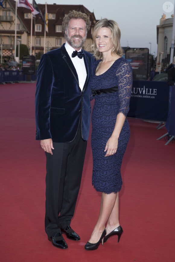Will Ferrell et sa femme Viveca lors du 40ème festival du cinéma américain de Deauville le 10 septembre 2014.