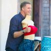 Exclusive - Will Ferrell s'amuse avec un mannequin le 6 novembre 2014