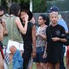 Jaden Smith, Kendall Jenner, Willow Smith au 1er jour du 2ème week-end du Festival de Musique de Coachella à Indio. Willow arbore une nouvelle coupe de cheveux! le 18 avril 2014  
