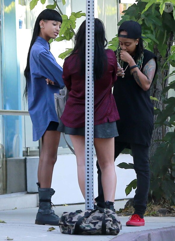Exclusif - Willow Smith avec des amis a West Hollywood Los Angeles, le 21 septembre 2013  