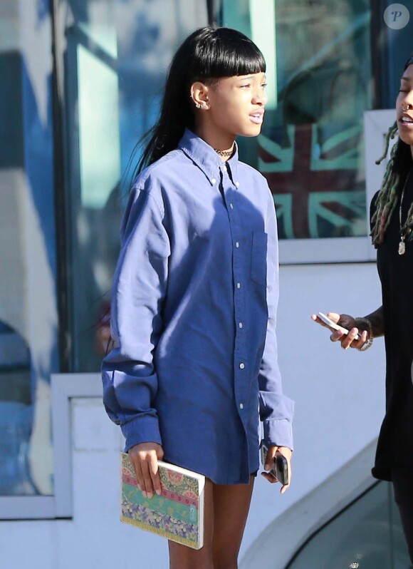 Exclusif - Willow Smith avec des amis a West Hollywood Los Angeles, le 21 septembre 2013 