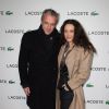 David Brécourt et sa compagne Alexandra à la soirée "Lacoste LT12 Beautiful Tennis" au "Faust"" à Paris le 22 janvier 2015
