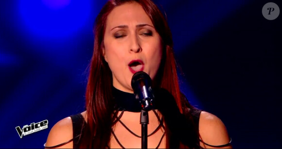 Laurena dans The Voice 2015 sur TF1, le samedi 24 janvier 2015