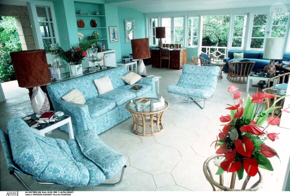 Image de la villa de la princesse Margaret sur l'Île Moustique, en 1999