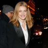 Natalia Vodianova au défilé de mode hommes Berluti collection prêt-à-porter Automne Hiver 2015/2016 au Musée des Arts Décoratifs à Paris, le 23 janvier 2015