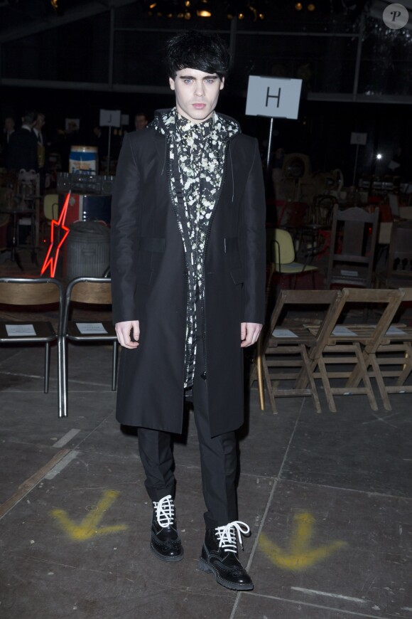 Leon Else au défilé de mode hommes Givenchy collection prêt-à-porter Automne Hiver 2015/2016 à Paris, le 23 janvier 2015 