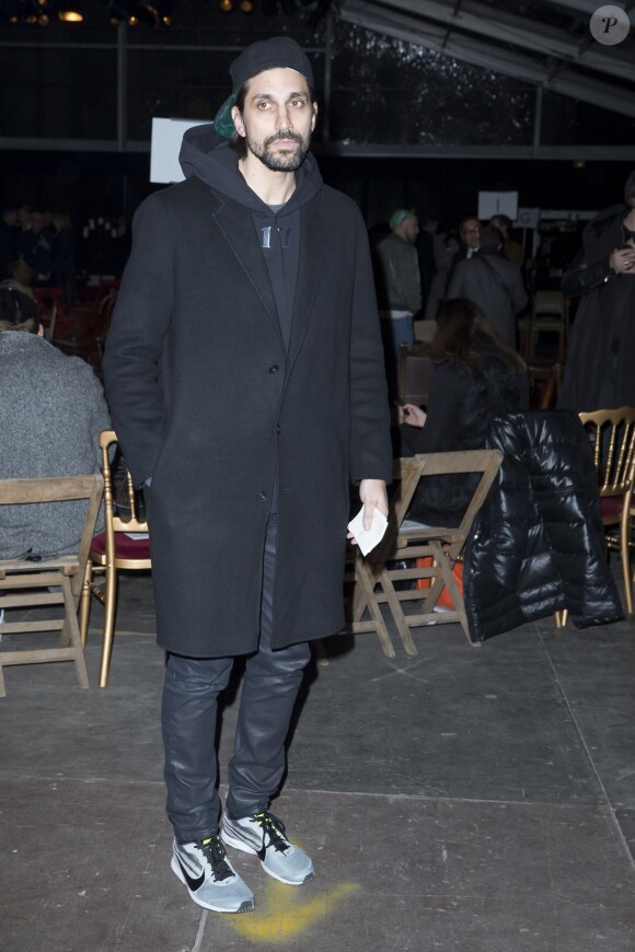 Ben Gorham au défilé de mode hommes Givenchy collection prêt-à-porter Automne Hiver 2015/2016 à Paris, le 23 janvier 2015 