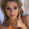 Camille Cerf, Miss France 2015, au concours Miss Univers en Floride. Janvier 2015.