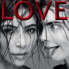 Kim Kardashian et Cara Delevingne posent pour LOVE 13, nom du nouveau numéro du magazine LOVE. Photo par Sølve Sundsbø. Février 2015.