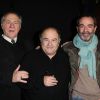 Pierre Santini, Jean Benguigui et Bruno Solo - Avant-première du film Un homme d'Etat réalisé par Pierre Courrège à l'auditorium de l'Hôtel de Ville à Paris le 26 janvier 2015.