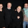 Samia Dahmane, Pierre Santini, Jean Benguigui et Bruno Solo - Avant-première du film Un homme d'Etat réalisé par Pierre Courrège à l'auditorium de l'Hôtel de Ville à Paris le 26 janvier 2015.