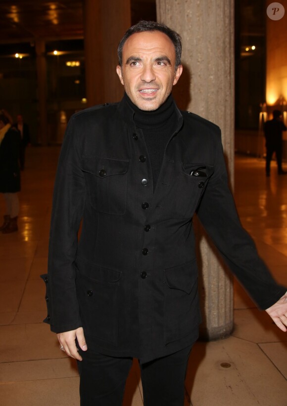Nikos Aliagas - Lancement du projet de création du Musée Européen des Médias au Palais d'Iéna à Paris, le 28 janvier 2015.