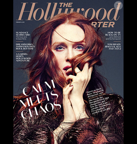 Couverture du Hollywood Reporter avec Julianne Moore.