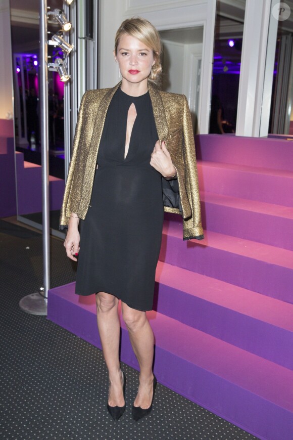 Virginie Efira au Dîner de la mode pour le Sidaction au pavillon d'Armenonville à Paris le 29 janvier 2015. 