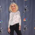  Christina Aguilera pour l'emission The Voice Season 5-Top 12 a Universal City, le 7 Novembre 2013. 