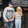 Christina Aguilera et son petit ami Matthew Rutler quittent l'aeroport de Los Angeles, le 22 juin 2013  