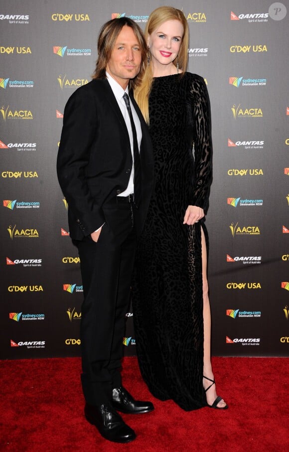 Keith Urban et Nicole Kidman assistent au G'Day USA Gala à l'Hollywood Palladium. Los Angeles, le 31 janvier 2015.