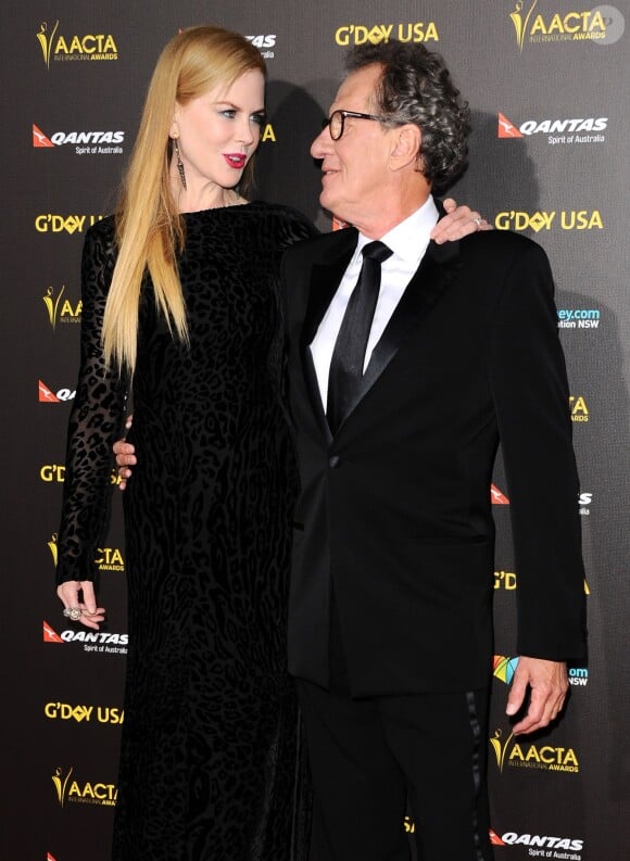Nicole Kidman et Geoffrey Rush assistent au G'Day USA Gala à l'Hollywood Palladium. Los Angeles, le 31 janvier 2015.