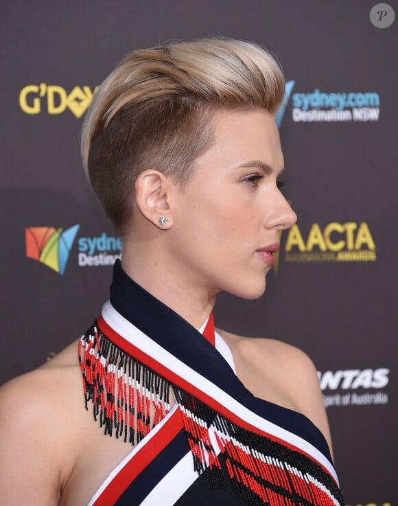 Scarlett Johansson assiste au G'Day USA Gala à l'Hollywood Palladium. Los Angeles, le 31 janvier 2015.